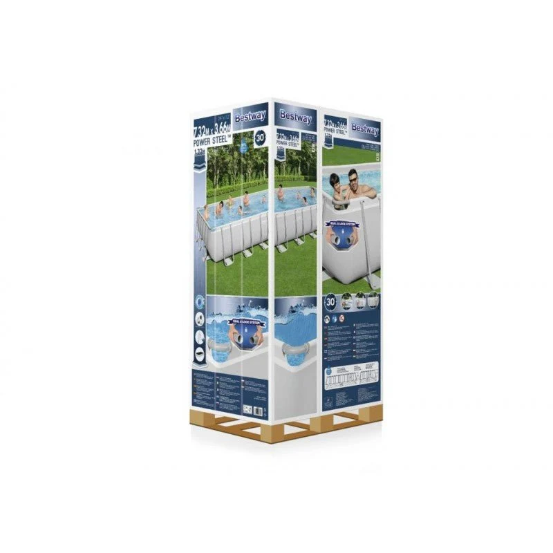 Piscina Bestway 56475 Power Acciaio Frame 732x366x132 cm