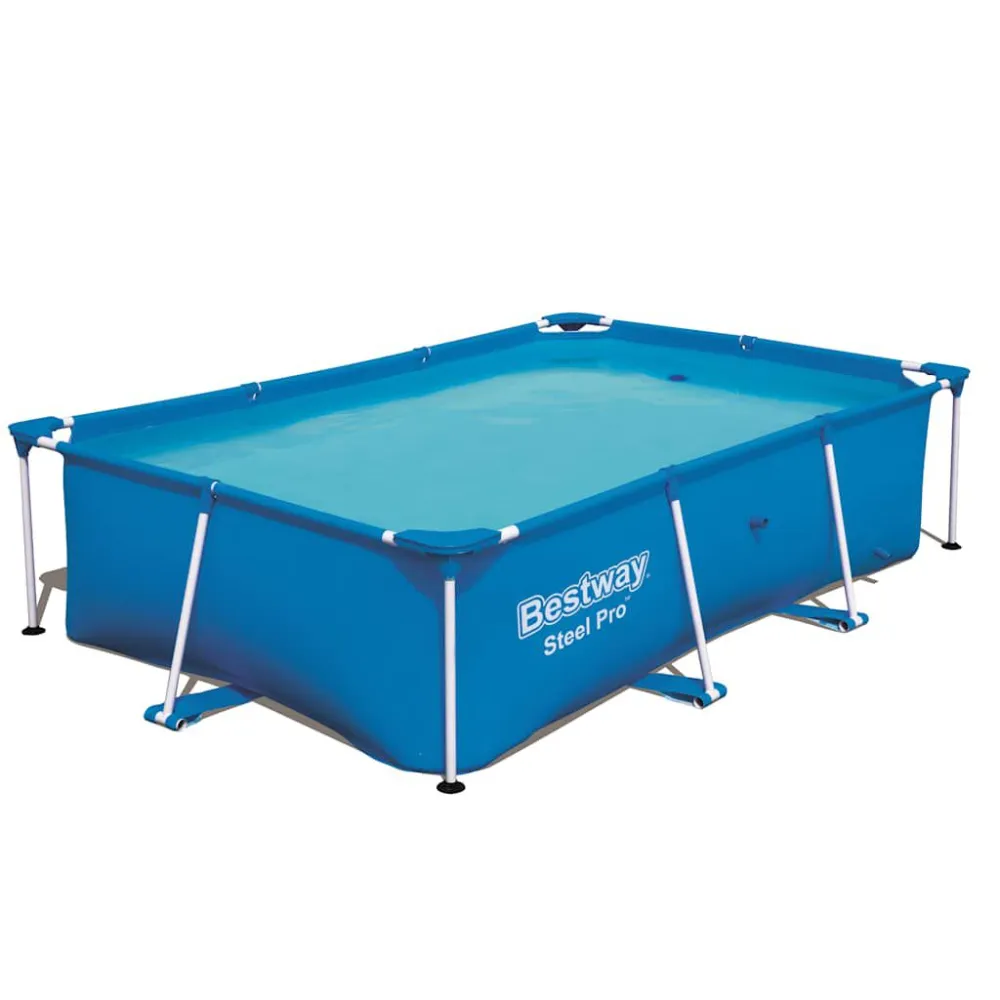 Piscina da Giardino Bestway Piscina con Telaio Acciaio Steel Pro 259x170x61 cm 56403