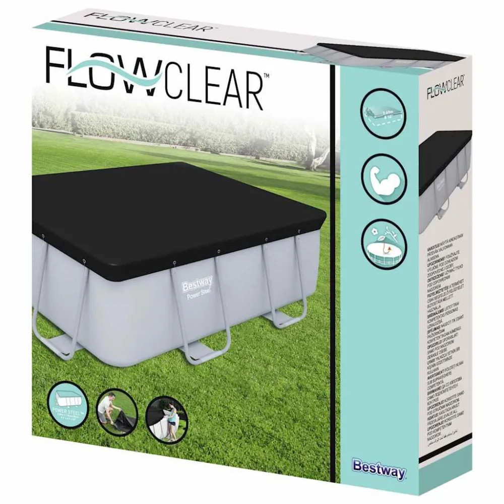 Piscina Rigida Bestway Copertura per Piscina Flowclear 269x179 cm