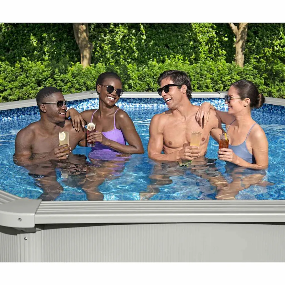 Piscina Rigida Bestway Telaio Piscina Fuori Terra Rotonda Hydrium 360x120 cm