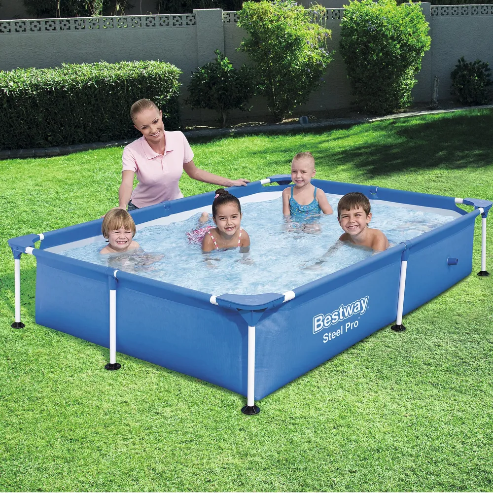 56401 Piscina Steel Pro Frame 221X150X43cm