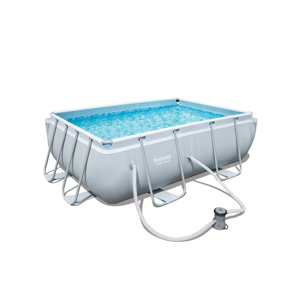 56629 Piscina rettangolare 282X196X84cm con pompa F