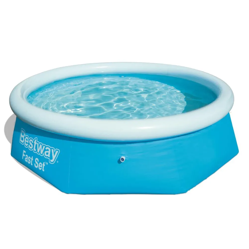 Bestway Set per Piscina Gonfiabile Celere Rotonda 244x66 cm 57265