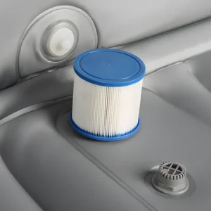 Filtro per piscina gonfiabile - altezza 10 cm durata 2 mesi con Pompa di Filtraggio