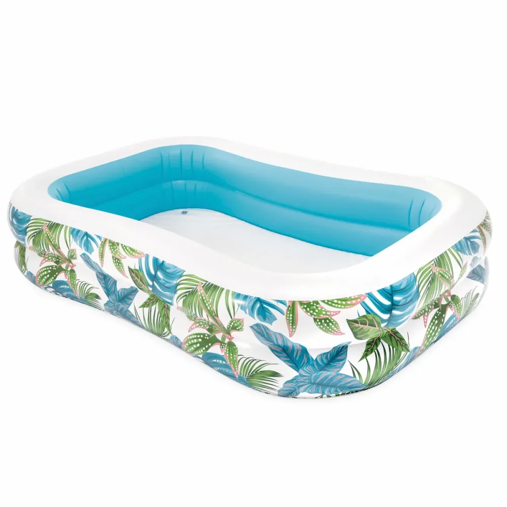 Piscina Gonfiabile Intex 600 L 229 x 48 x 152 cm (3 Unità) con Copertura di Sicurezza