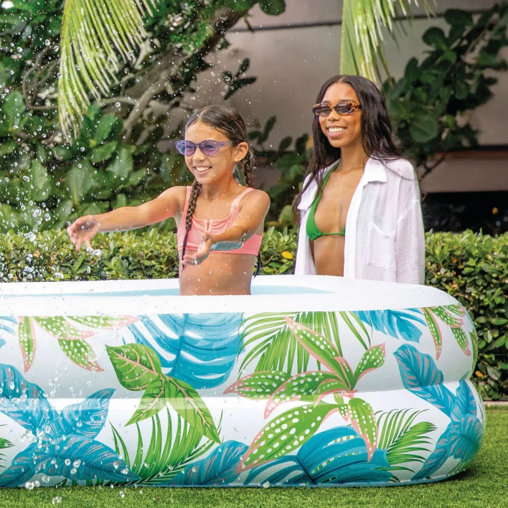 Piscina Gonfiabile Intex 600 L 229 x 48 x 152 cm (3 Unità) con Copertura di Sicurezza