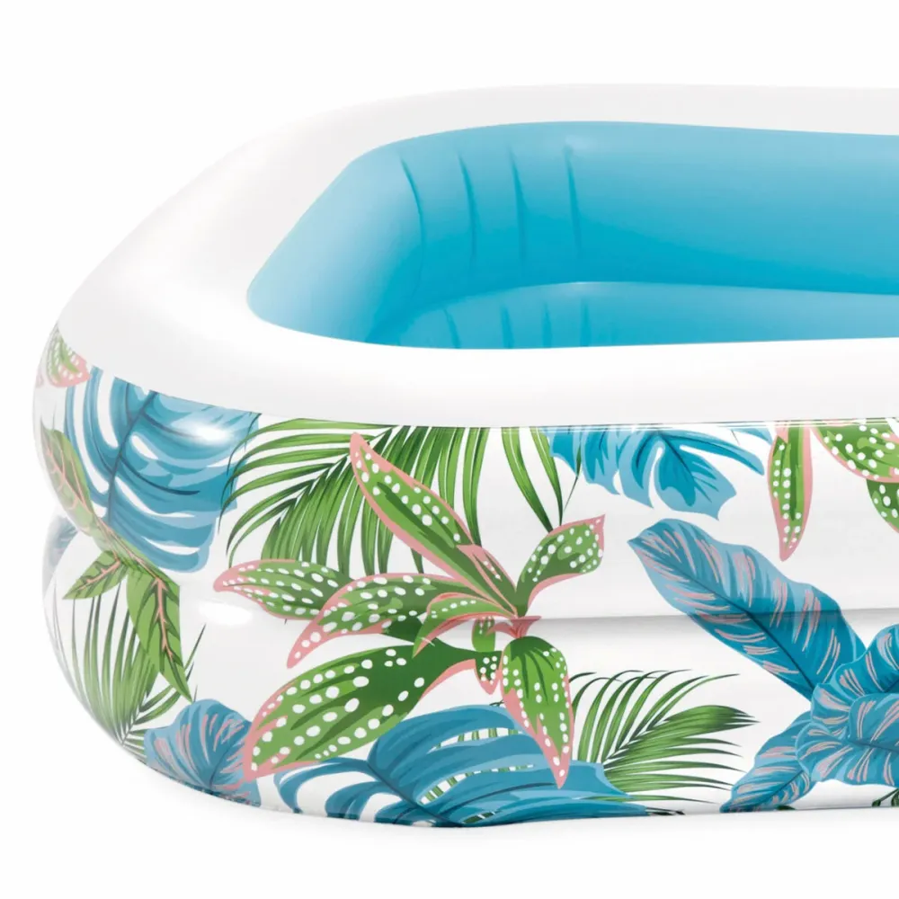 Piscina Gonfiabile Intex 600 L 229 x 48 x 152 cm (3 Unità) con Copertura di Sicurezza