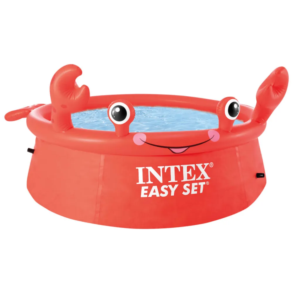 Piscina Rigida Intex Piscina Gonfiabile Granchio Felice Pratico Set 183x51 cm