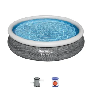 Piscine hors sol Svelto Set™ - Ronde - 366 x 76 cm- Pompe et cartouche de filtration