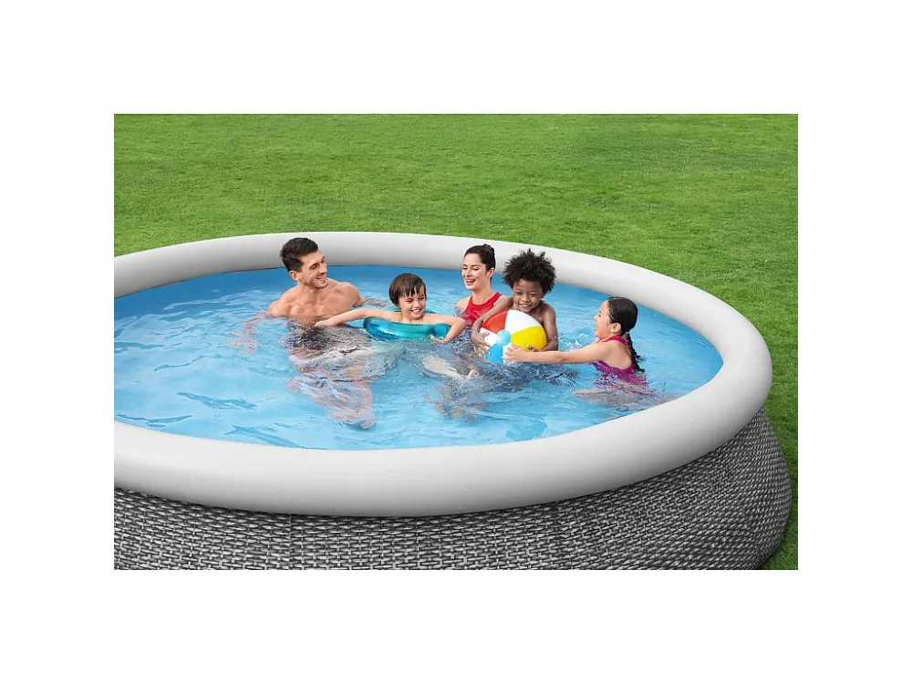 Piscine hors sol Svelto Set™ - Ronde - 366 x 76 cm- Pompe et cartouche de filtration