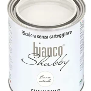 CHALK PAINT Bianco Naturale per Mobili e Pareti - 1 Litro,