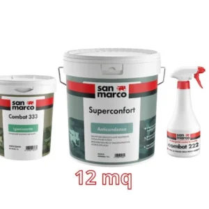 San Marco - Kit antimuffa e anticondensa per 12 mq di pareti