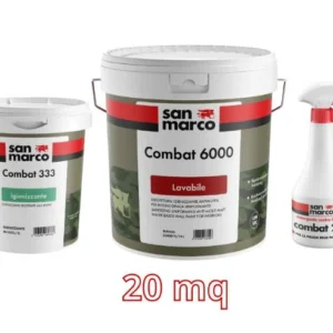 San Marco - Kit antimuffa lavabile per 20 mq