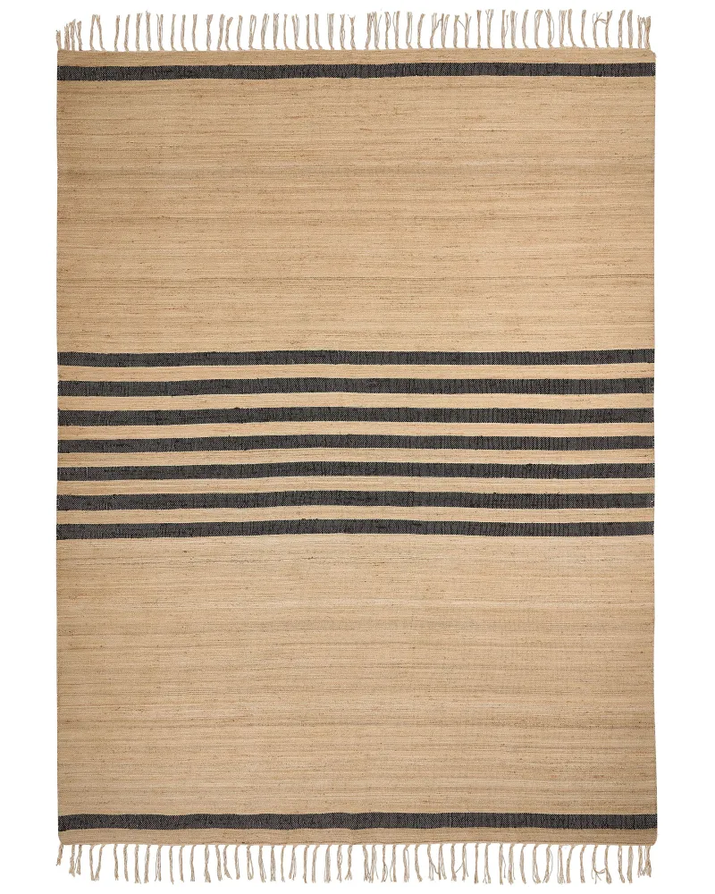 Tappeto iuta crema 160 x 230 cm ERICEK