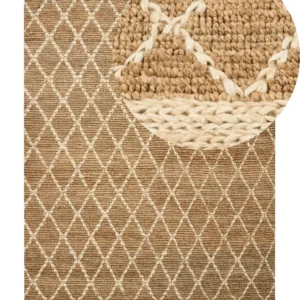 Tappeto iuta crema 160 x 230 cm ZORAVA