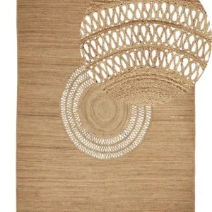 Tappeto iuta panna 160 x 230 cm BOGAZOREN