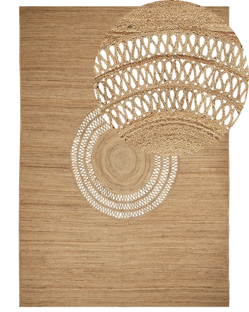 Tappeto iuta panna 160 x 230 cm BOGAZOREN