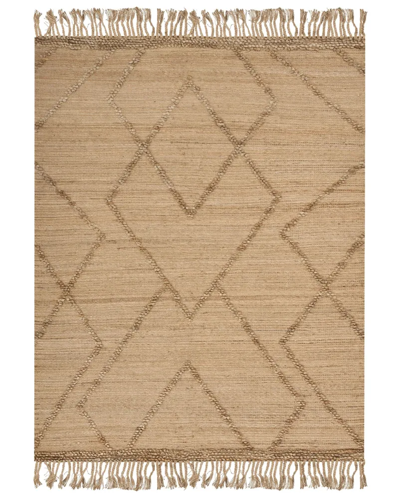 Tappeto iuta panna 160 x 230 cm HANDERE