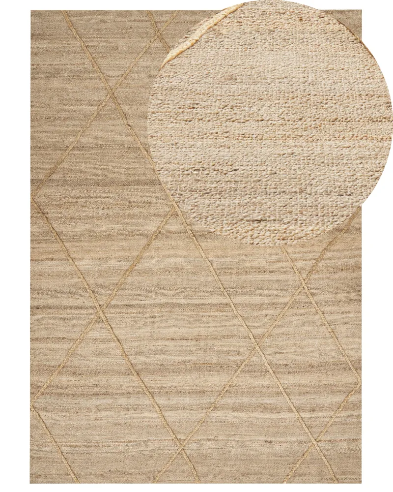 Tappeto iuta panna 160 x 230 cm YUVACIK
