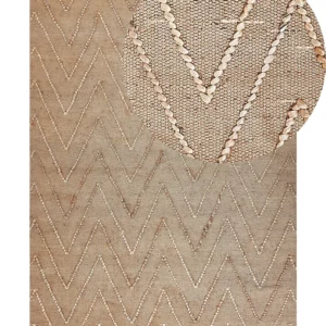 Tappeto iuta sabbia 160 x 230 cm DADAY