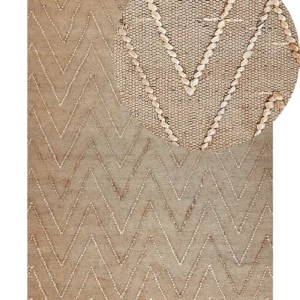 Tappeto iuta sabbia 160 x 230 cm DADAY