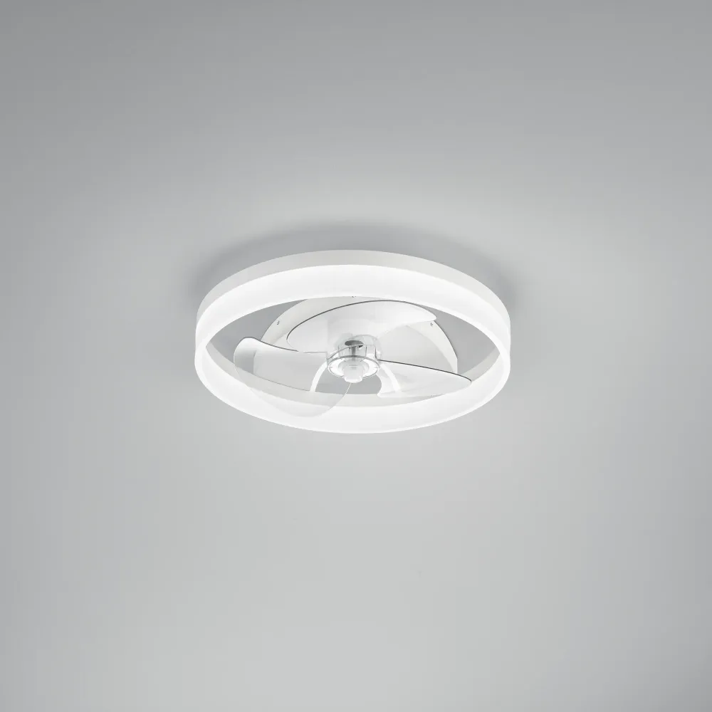 Plafoniera led con ventilatore Faneurope Espero 30W 4800LM CCT 50X11 5CM bianca LED-ESPERO -FAN
