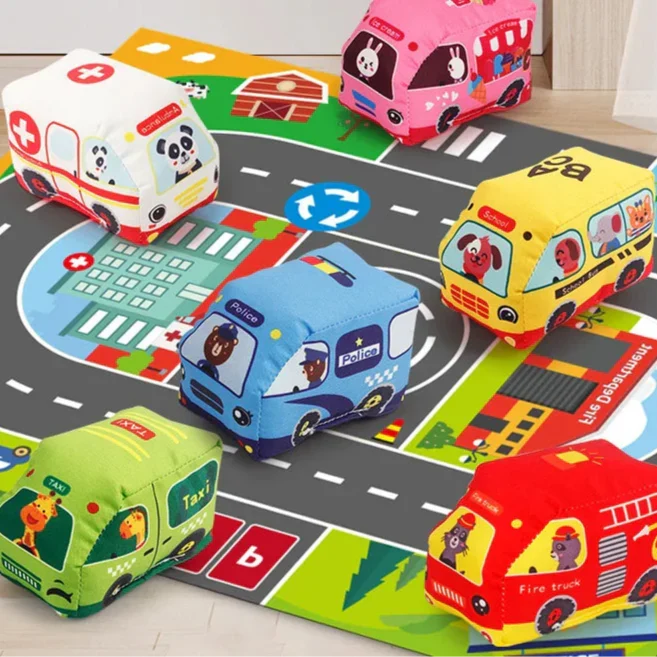 Car Playmat™ - Avventure colori - Tappeto da gioco per auto