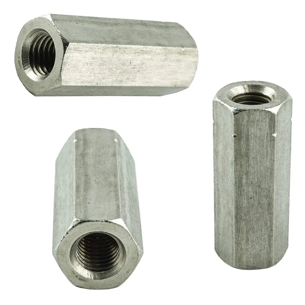 MANICOTTO FILETTATO M8*40 CH.13 ZNB - PROLUNGA PER COLL PLUVIALI - SFUSO