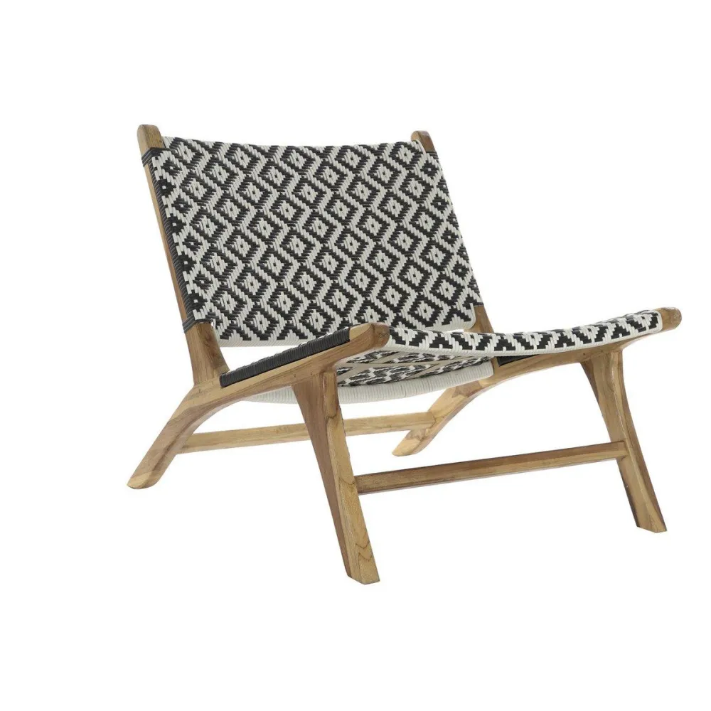 POLTRONA TEAK PVC 65X80X68 NERO MB177834 alexandra Meti