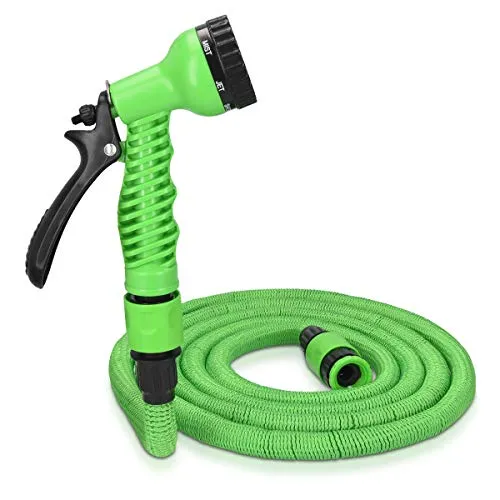 Navaris Tubo Estensibile da Giardino - 2,5-7,5m Pistola 7 funzioni