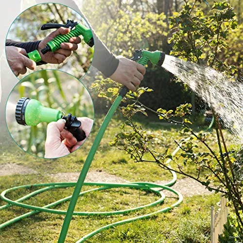 Navaris Tubo Estensibile da Giardino - 2,5-7,5m Pistola 7 funzioni