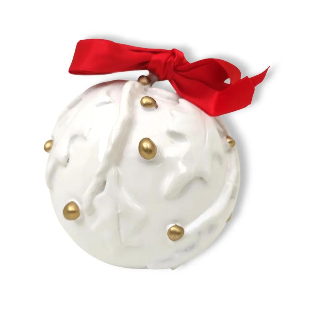 Pallina di Natale Porcellana di Capodimonte