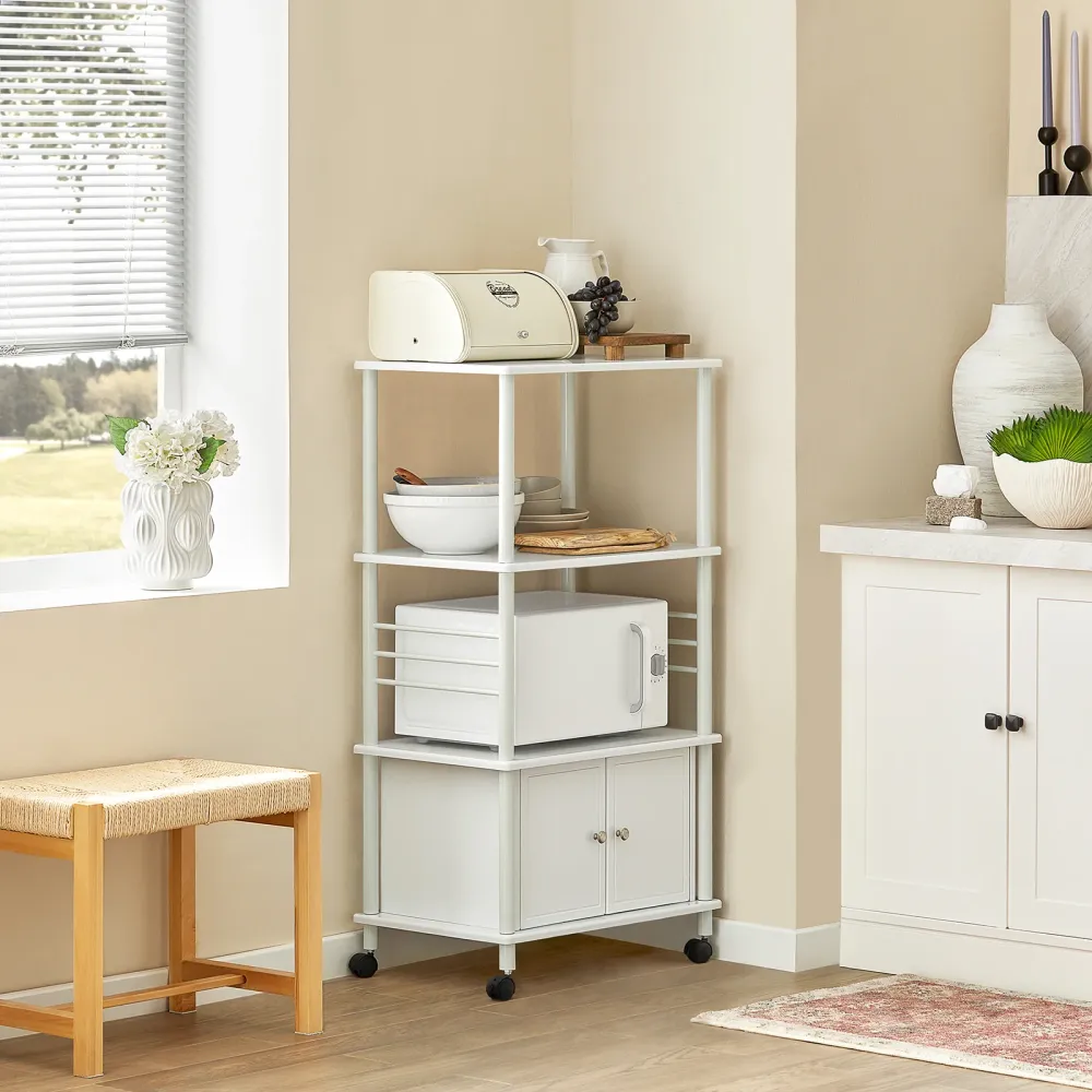 SoBuy Carrello porta microonde 60x40x114cm FRG12-W