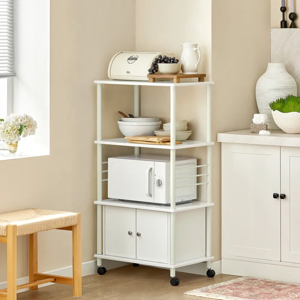 SoBuy Carrello porta microonde 60x40x114cm FRG12-W