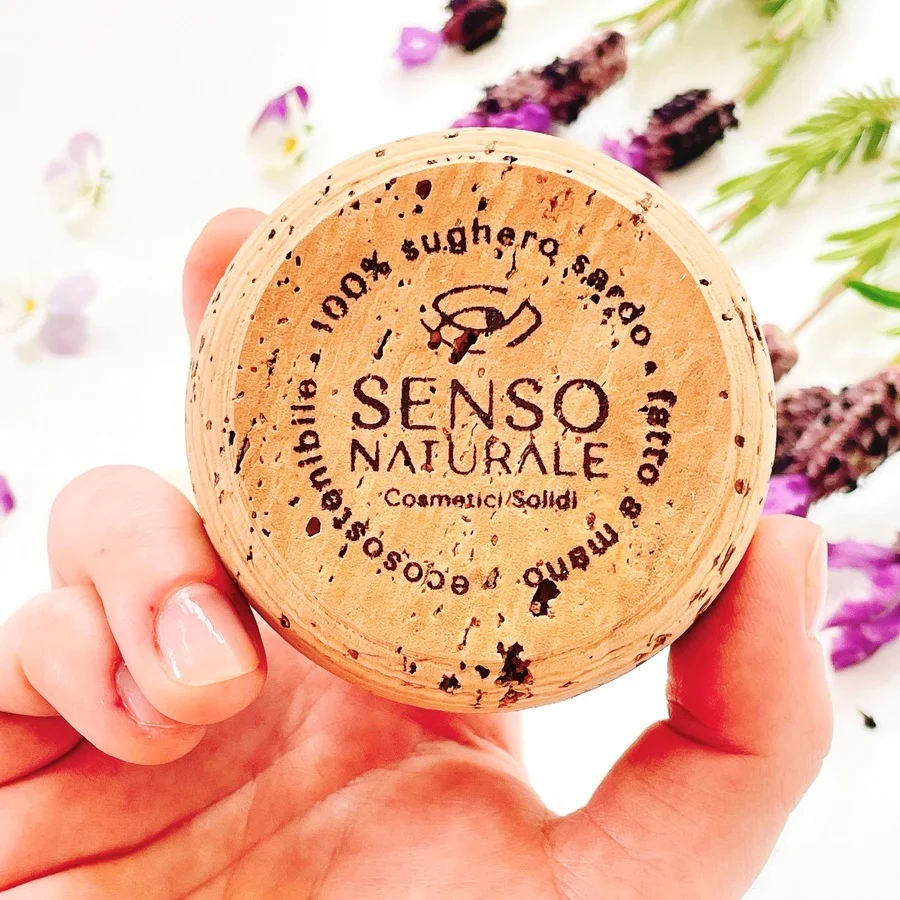 Cofanetto Porta Siero Viso Solido Sughero Sardo