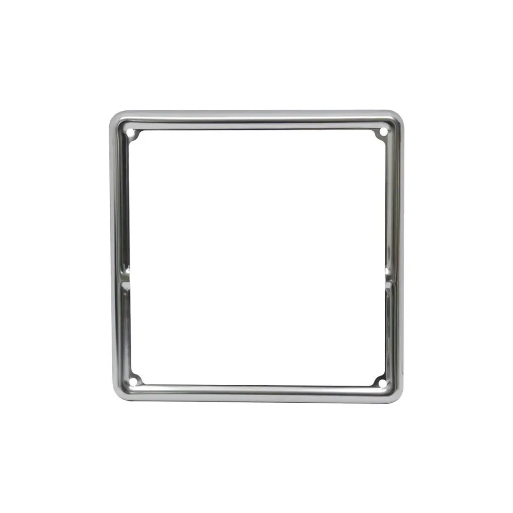 Cornice targa ferro cromata moto 18.5X18.5cm