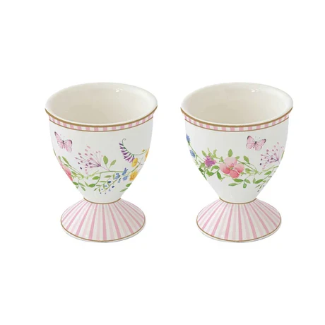 Set 2 Porta Uovo "Happy Easter" Easy Life