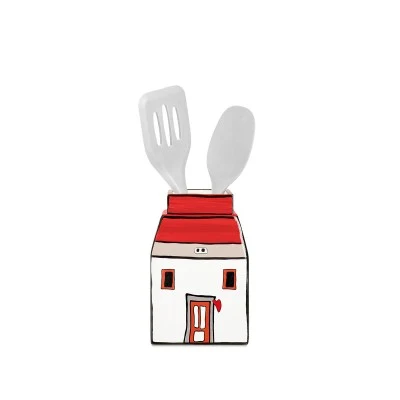 Porta utensili - Vaso "Le Casette" Rosso Egan