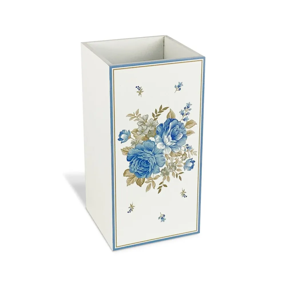 Portaposate verticale legno Nuvole di Stoffa Shabby chic Camilla fiori 5276
