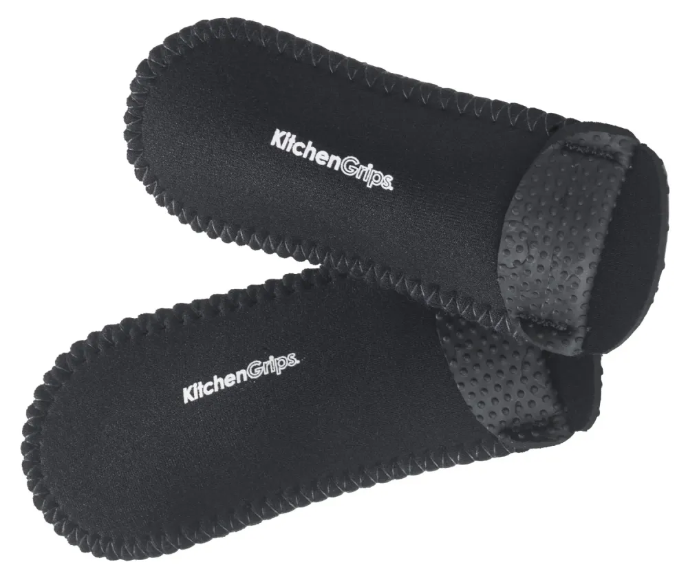 Protezione dita Deluxe nera 2 pezzi neri 16 cm