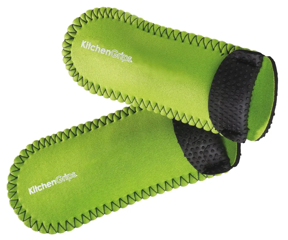 Protezione dita deluxe nera 2 pezzi verde 16 cm
