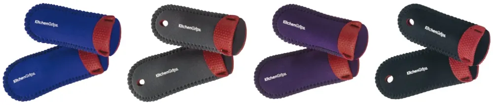 Protezione dita deluxe rossa 2 pezzi nera 16 cm