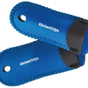 Protezione per le dita deluxe nera 2 pezzi blu 16 cm