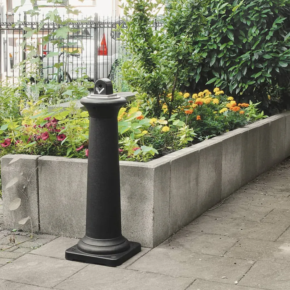 Rubbermaid Posacenere da Esterno Tuscan Nero