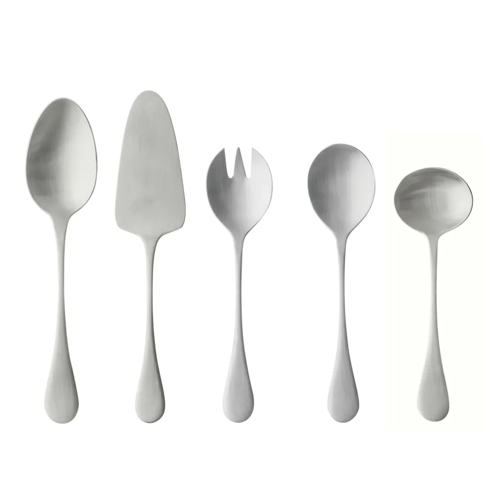 Set da portata Antigo 5 pezzi argento opaco