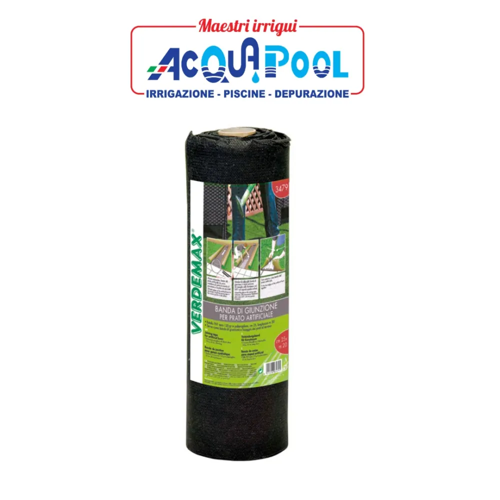 Banda di giunzione per prato tnt m 0.25 x 20 cod 3479