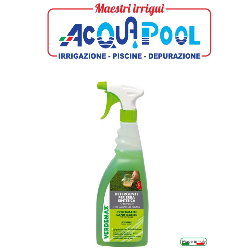 Detergente pronto all’uso per la pulizia di manti erba sintetica 750ml cod. 3481