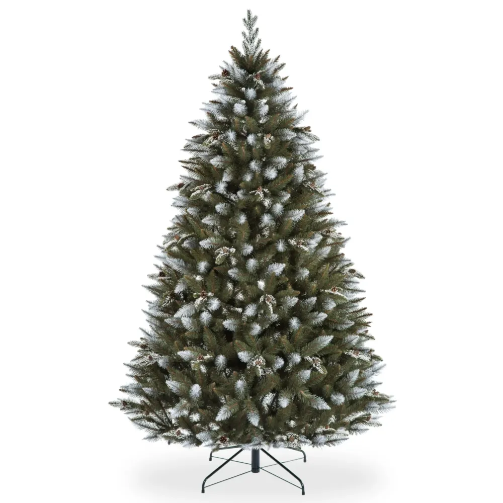 Pupazzo di Neve PVC Eccezionale Spruce Snow-covered Christmas tree PE branches 180