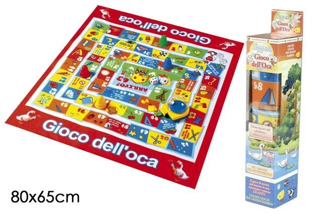 TAPPETO GIOCO DELL OCA 80X65 CM