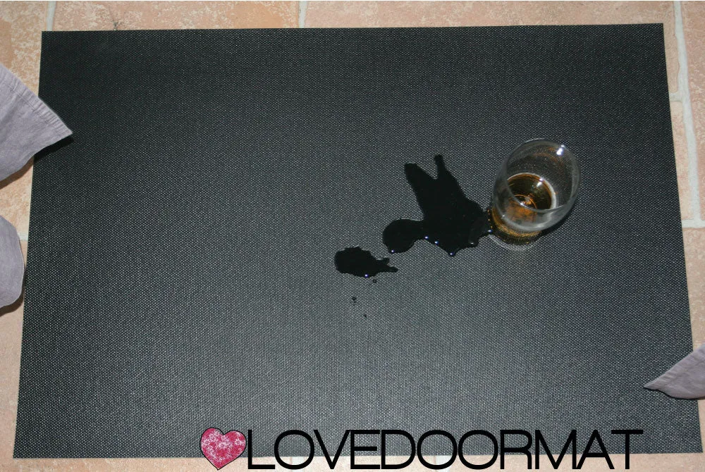 Zerbino Adattato – Studio Medico – LOVEDOORMAT Feltro, Fondo Gomma, Tappeto 100% Asciugapassi